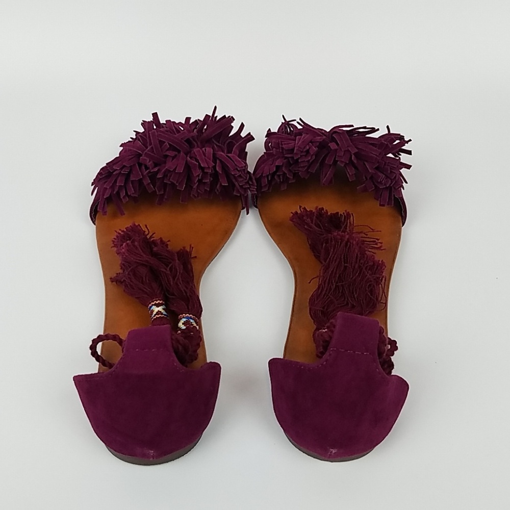 BOHO FRINGE SANDALS - Picture 4 of 8